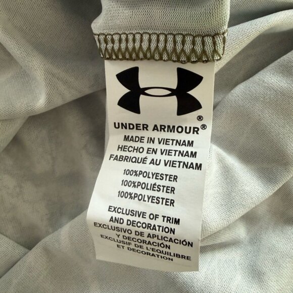 Under Armour Foil Logo Shirt in Realtree Edge Camouflage Pattern NWT Size YMD - Picture 7 of 7